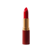 Luxurious Red Lipstick Against on transparent background. png