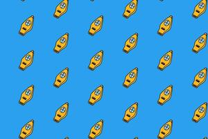 outdoor whistle with compass colorful doodle seamless pattern on blue background. retro whistle accessory background. emergency whistle pattern wallpaper. pattern background with whistle for adventure vector