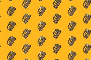 kernmantle rope with carabiner colorful doodle seamless pattern on yellow background. retro outdoor rope background. hank of rope pattern wallpaper. pattern background with kernmantle for adventure vector