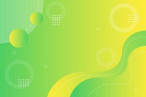 green modern gradient background vector