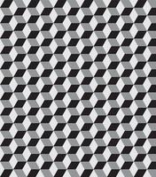 Seamless black and white tile pattern vector