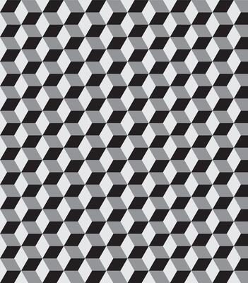 Seamless black and white tile pattern
