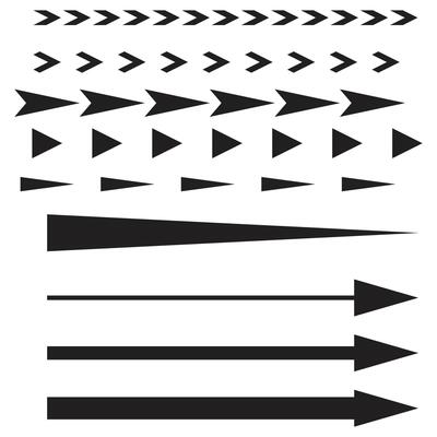 Arrow or sign icon for Web, Printing work