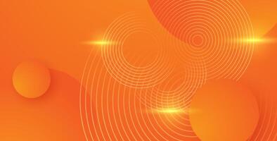 dynamic abstract orange liquid gradient color geometric fluid shape background. eps10 vector
