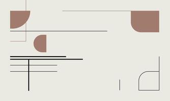 A minimalist abstract design with lines and shapes vector