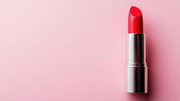 A Stylish Red Lipstick Perfect for Makeup Enthusiasts photo