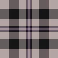 Gift paper plaid pattern, invite texture seamless fabric. Aesthetic tartan textile check background in pastel and grey colors. vector