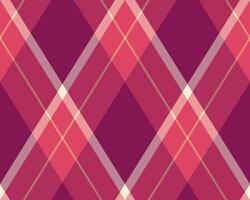 Argyle pattern of geometric rhombus. Harlequin check wallpaper design. Classic diamond shaped textile material for web background, print fabric clothing, sweater, wrapping paper, gift card, invitation vector