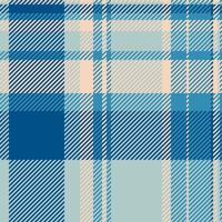 Stylish diagonal plaid pattern in calming blues and creams. Perfect for textile design, apparel, website backgrounds, and scrapbooking. Seamless repeat for versatile applications. vector
