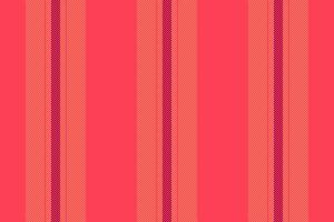 Taked seamless texture , fibre textile pattern fabric. Varketing vertical lines stripe background in red and pink colors. vector