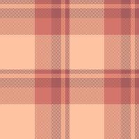 Picnic blanket fabric check, luxurious plaid seamless tartan. Argyle texture background pattern textile in red and orange colors. vector