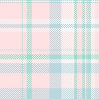 Site tartan textile, postcard fabric seamless pattern. Livingroom plaid background texture check in misty rose and light colors. vector