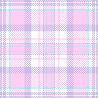 Halloween fabric check, gift card textile pattern texture. Preppy tartan plaid background seamless in light and white colors. vector