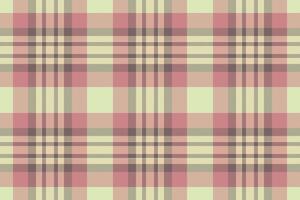 Nostalgic background textile check, sofa fabric pattern tartan. Form texture seamless plaid in light and red colors. vector