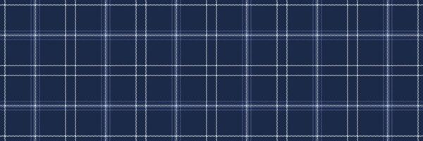 Classic navy blue and white plaid pattern. Perfect for textile design, website backgrounds, or fashion projects. vector