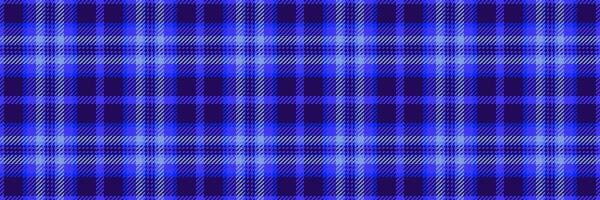 Screen seamless plaid textile, sewing pattern background . Graph check tartan texture fabric in indigo and blue colors. vector