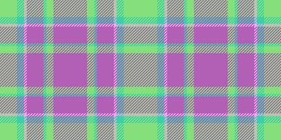 Jpg seamless background textile, cut out texture fabric. Occupation check plaid pattern tartan in purple and green colors. vector