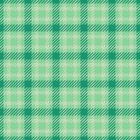Display seamless texture fabric, overlayed check textile pattern. Victorian tartan plaid background in green and light colors. vector