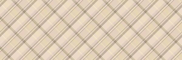 Elegant neutral-toned plaid pattern. Perfect for textile design, website backgrounds, or packaging. Subtle yet sophisticated, this seamless design offers versatile applications. vector
