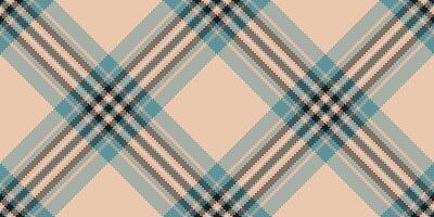 Hanukkah pattern check fabric, scottish seamless plaid. Overlay tartan background texture textile in light and cyan colors. vector