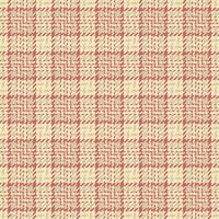 Styled background fabric check, picnic blanket plaid texture textile. Premium seamless tartan pattern in light and red colors. vector