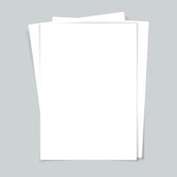 Several documents. Sheets of paper. illustration. vector