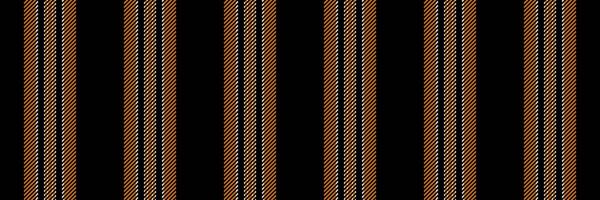 Apartment vertical lines , celebrate background fabric textile. Independence day texture seamless pattern stripe in black and orange colors. vector