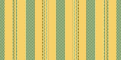 Tinimalist seamless fabric , canvas texture pattern lines. Sepetitive background textile stripe vertical in amber and cyan colors. vector