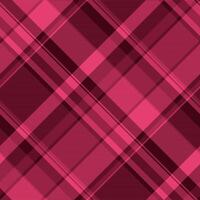 Kingdom check tartan background, easter textile fabric pattern. Diamond seamless plaid texture in red and dark colors. vector