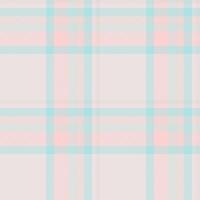 Punk fabric background check, color textile texture . Celtic tartan plaid pattern seamless in white and light colors. vector