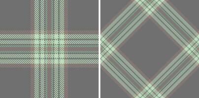 Fabric plaid check of texture background seamless with a textile tartan pattern. Set in vintage colors for stylish oilcloth and other kitchen decor. vector