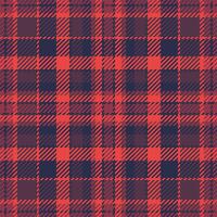 Fibrous background pattern textile, revival fabric seamless . Checkered texture tartan check plaid in red and dark colors. vector