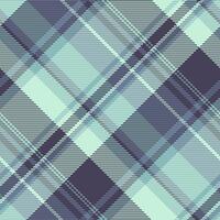 Striking abstract plaid pattern in cool, calming teal and purple hues. Perfect for textile design, website backgrounds, or modern branding projects. Seamless repeat for versatile application. vector