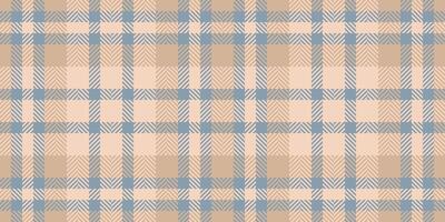 Service textile plaid pattern, graph check background seamless. Crease fabric texture tartan in light and pastel colors. vector