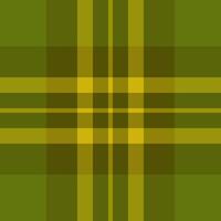 Delicate fabric texture tartan, retro plaid seamless pattern. Industrial check textile background in yellow and lime colors. vector