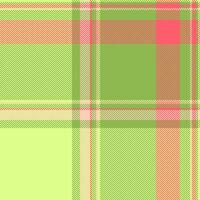 Cut out tartan texture fabric, handkerchief background seamless. Poster textile check plaid pattern in green and lime colors. vector