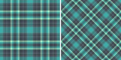 Plaid fabric of background texture tartan with a pattern seamless textile check. Set in dark colors in creative gift paper ideas. vector