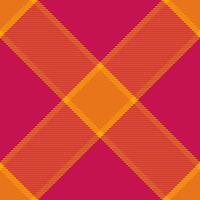 Vibrant geometric pattern in bold orange and magenta. Striped, diagonal design ideal for backgrounds, textiles, or modern branding. Download now for your creative projects vector