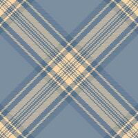 Pixel texture check pattern, setting background seamless tartan. Rectangle textile fabric plaid in cyan and pastel colors. vector