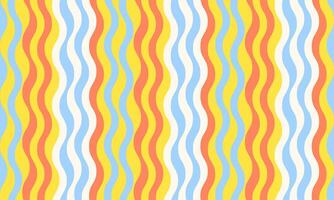 vertical striped design with flowing curves and textured waves. Artistic colors blend with simplicity and creativity, adding elegance to posters, textiles, or graphic prints with vibrant paint. vector