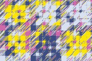 Modern glitch background. Color geometric abstract pattern . vector