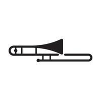 Trombone Icon design vector