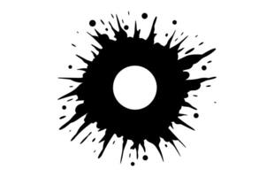 Bullet hole Silhouette vector