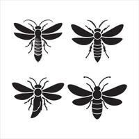 Minimalist Firefly Design vector