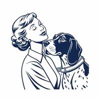 German Shorthaired Pointer Dog vector