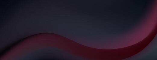 Dramatic abstract banner with a soft dark pink gradient vector