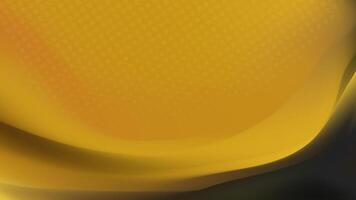 Luxurious abstract background with a gold design on a black backdrop vector