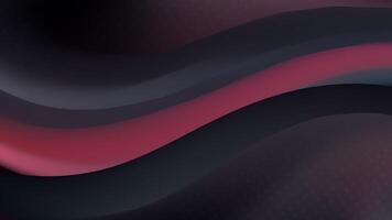 dynamic abstract background with a flowing dark pink and black wave vector