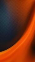 Vibrant abstract background with a vertical orange and black wave vector