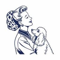 Makes Poodles Truly Unique vector
